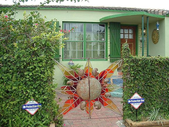 Garden entrance