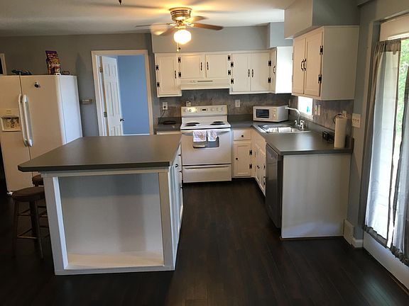 Open-concept kitchen/living room