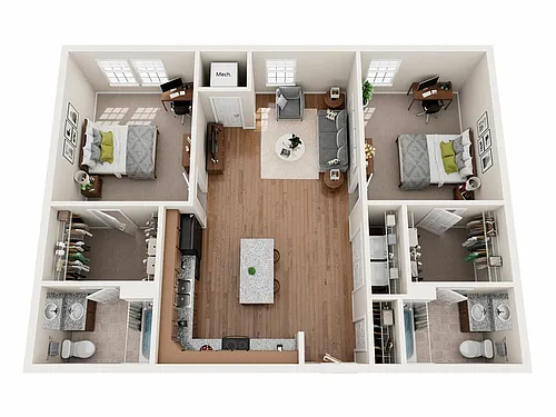 Floor plan B4 Floor Plan - Limited Availability!