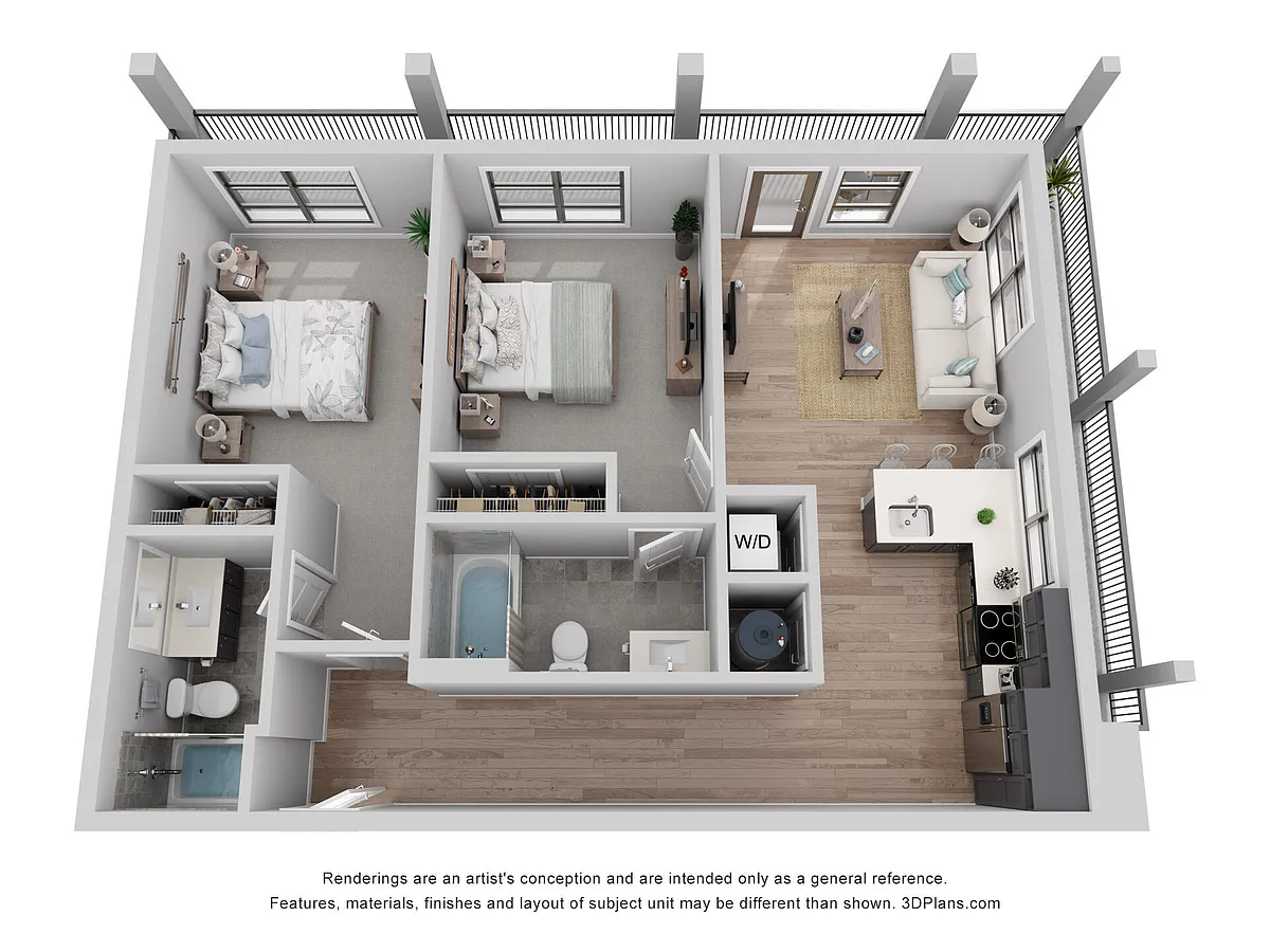 Floor plan A-2E2