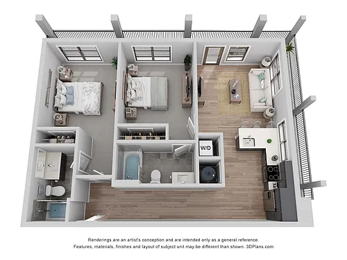 Floor plan A-2E2