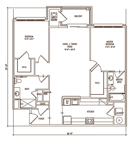 Floor plan 2D2