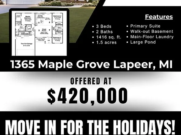 1365 Maple Grove Rd, Lapeer, MI 48446