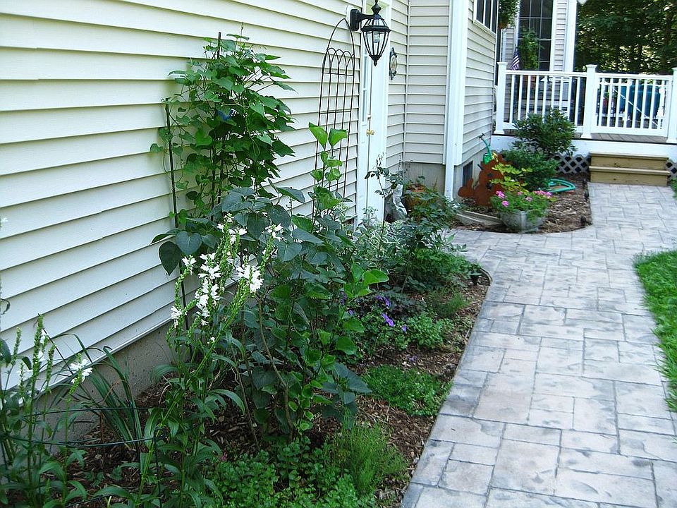 Newly installed deck, railings and walks
