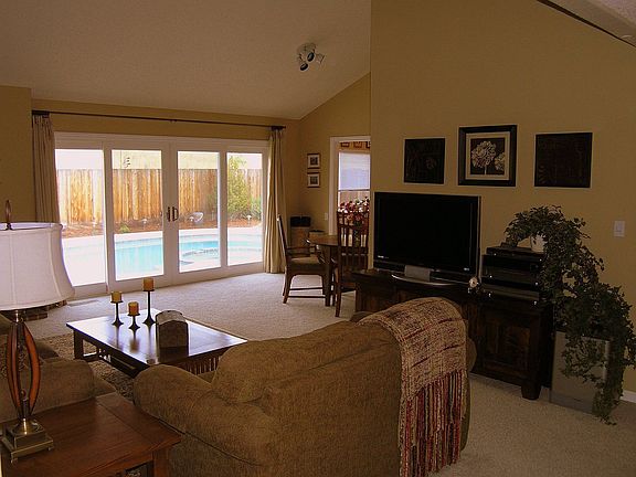 French doors lead to rear yard