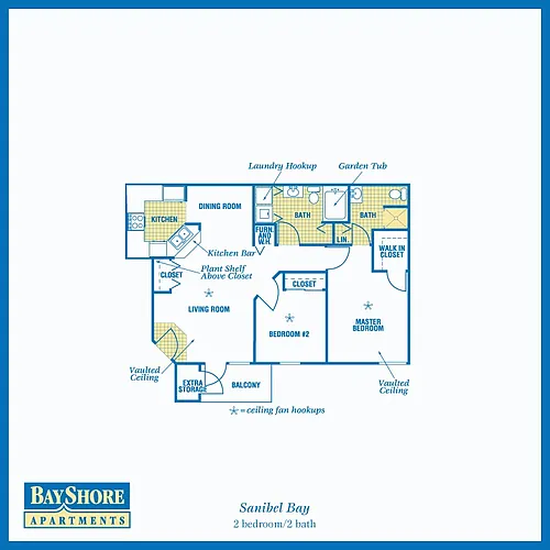 Floor plan G Sanibel Bay 2.2 Up