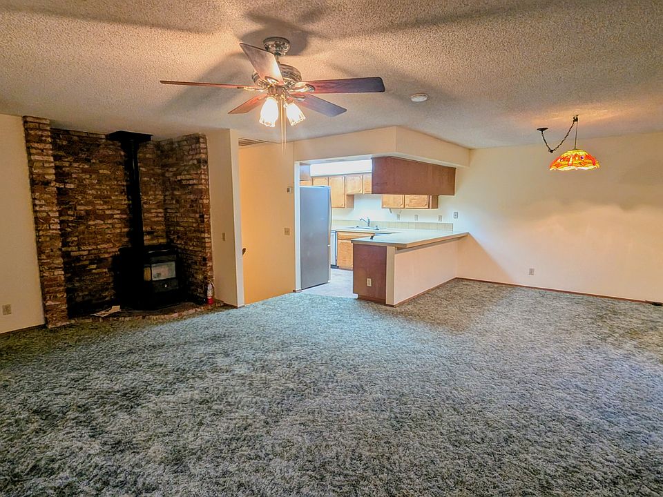 Kitchen, opening up to dining area and living room-