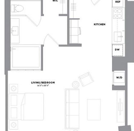 2nd image of 15 William St APT 40D