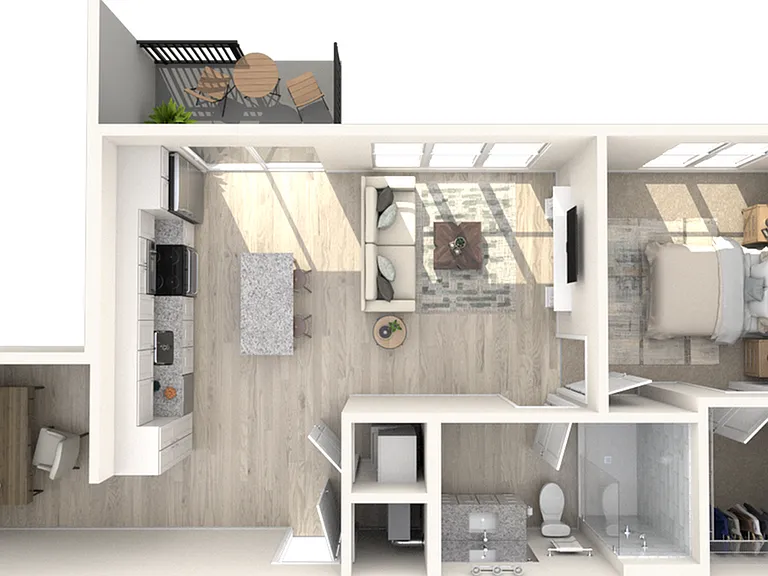 A4.0 | One Bedroom, One Bathroom + Den A4.0 | One Bedroom, One Bathroom + Den