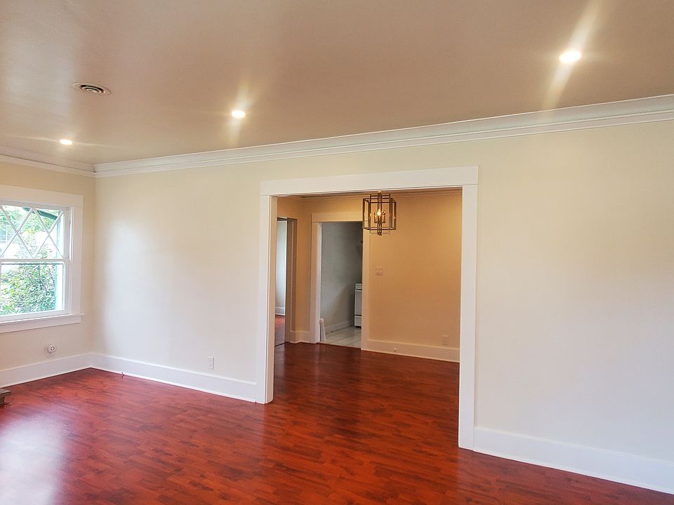 Living and dining areas