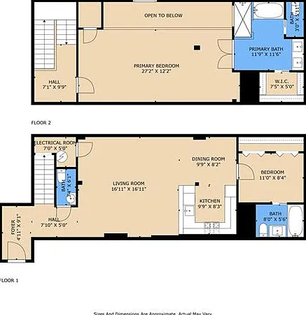 2 bed, 2.5 bath, 1407 sqft, $2,200 — Photo 2