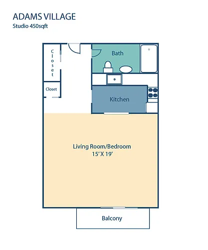 Floor plan Studio
