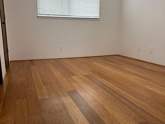 Bedroom is large with walk in closet and nice bath