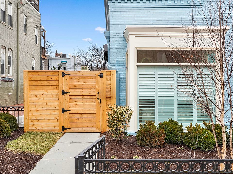 Gated courtyard entrance