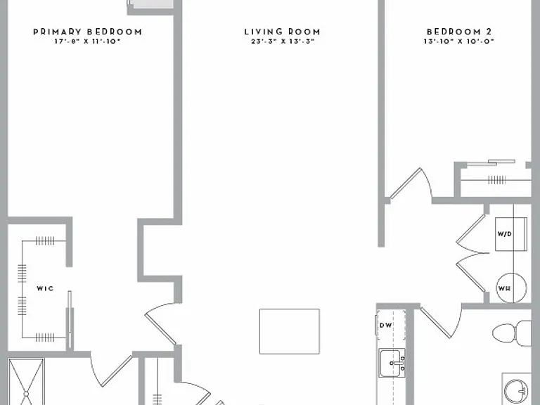 A2B2 floor plan Harrison Yards