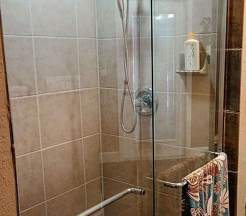 Master shower