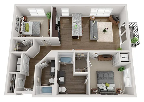 Floor plan Kestrel