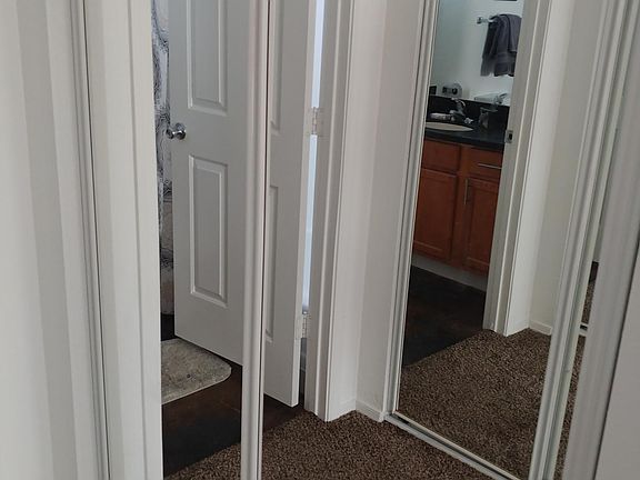 2 closets in Master Bedroom