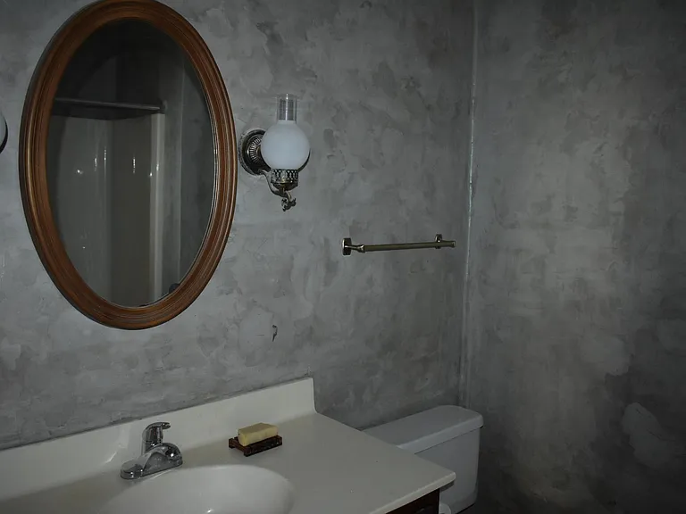 Hallway bathroom