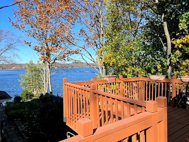 Views of Lake Mahopac from private deck