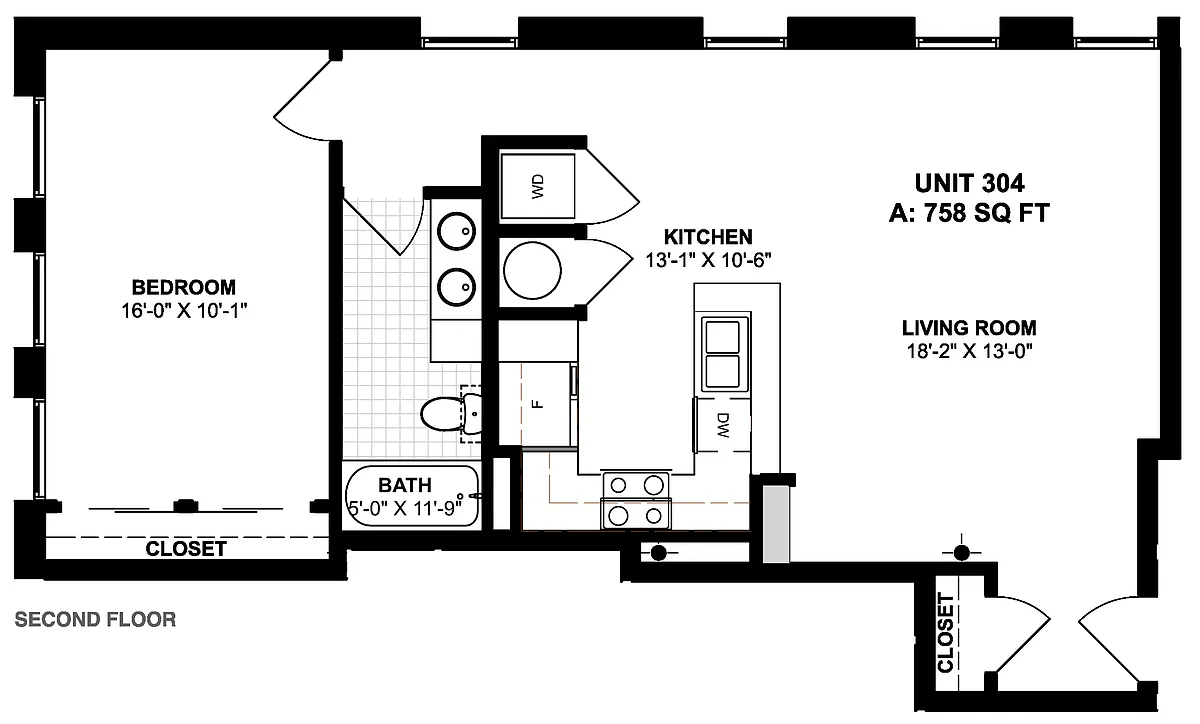 Floor plan 304