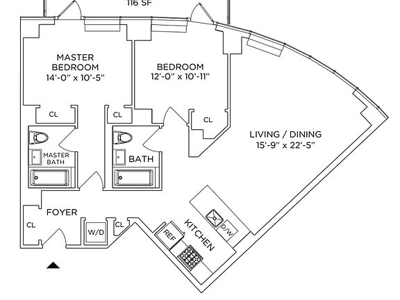 2nd image of 86 Fleet Pl APT 28U