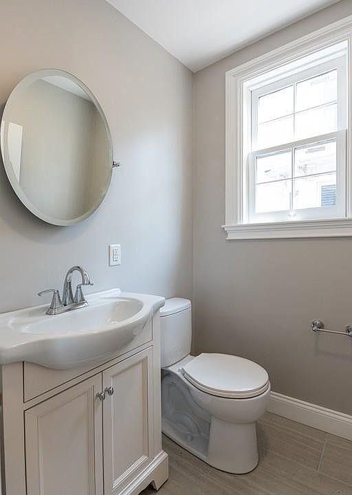 First floor half bath.