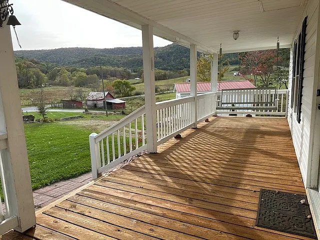 Sit back on the porch and swing