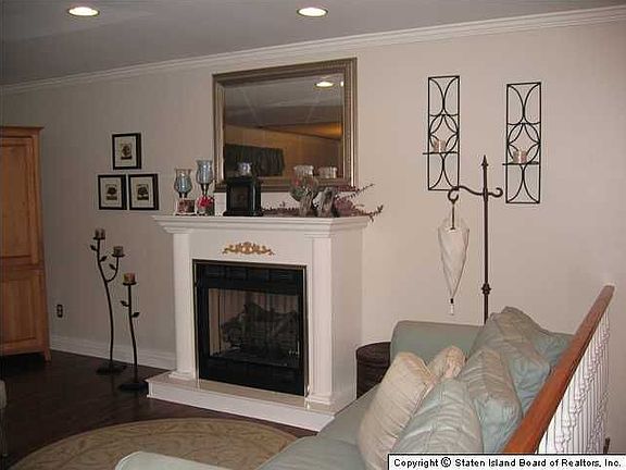 fire place in living room