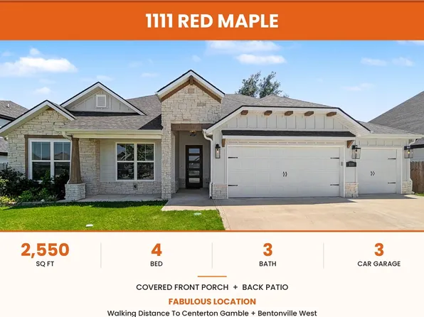 1111 Red Maple St, Centerton, AR 72719