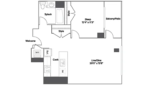 Floor plan A17T