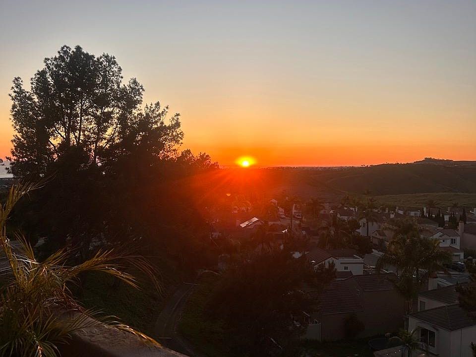 Beautiful sunset and ocean view from my balcony. Largest balcony in the entire 287 unit complex!