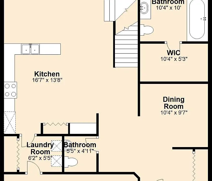 Main level floorplan