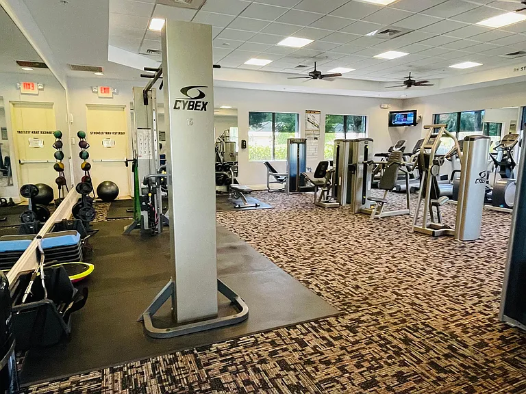 Well equipped gym
