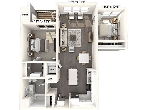 Floor plan B17.3AF