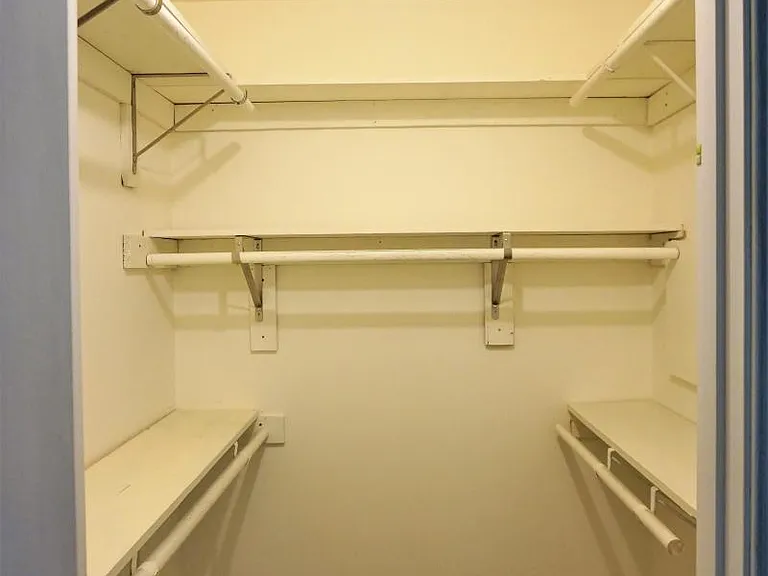 Master bedroom walk in closet