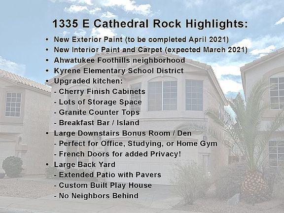 2nd image of 1335 E Cathedral Rock Dr