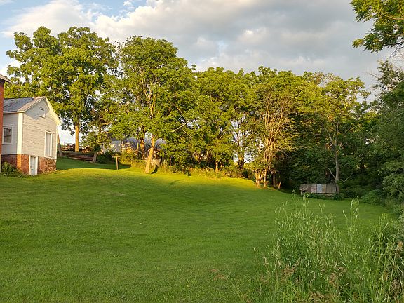 Yard behind house