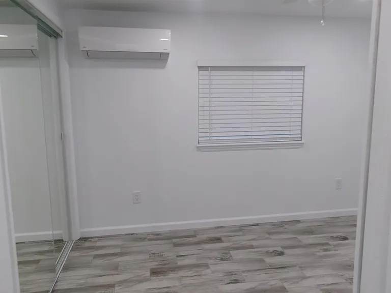 Bedroom with A/C heat unit
