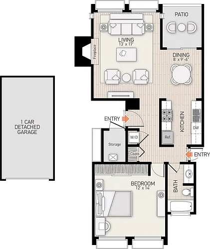 Floor plan Plan 1