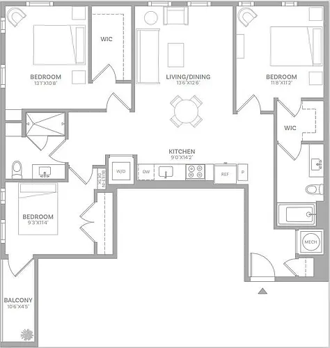 Floor plan C1