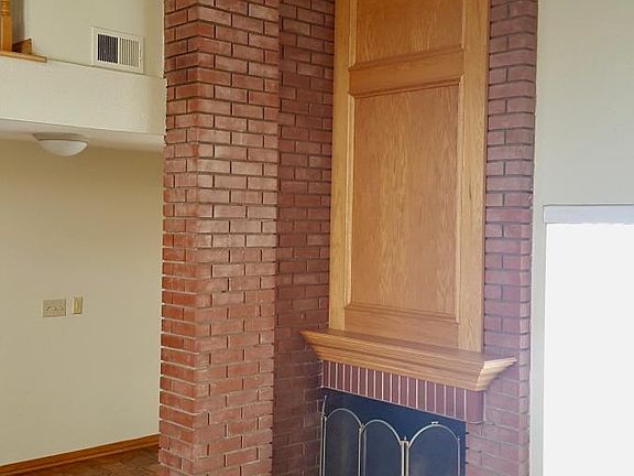 Fireplace in the large living room