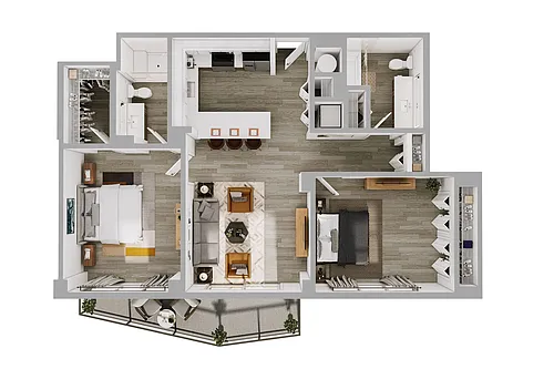 Floor plan B1 North
