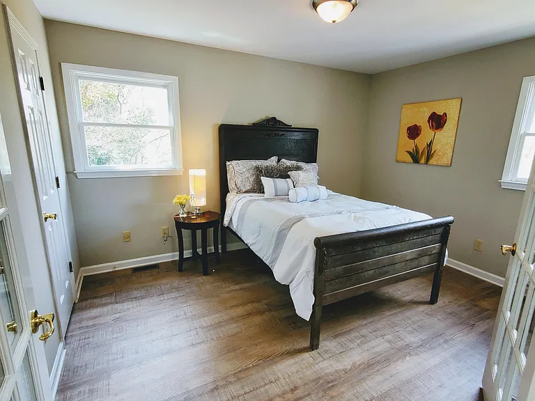 Main bedroom with sitting room and private bath