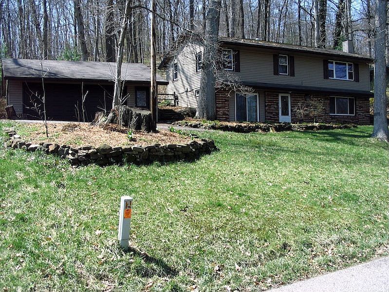 Front of house and garage