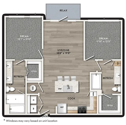 Floor plan B1