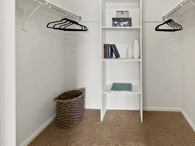 Walk-in Closet in 2-Bedroom Floor Plan