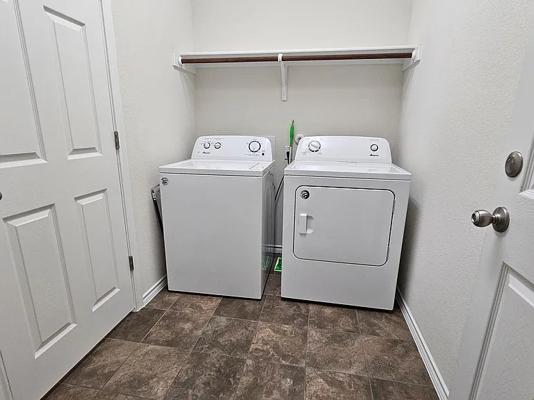 washer and dryer