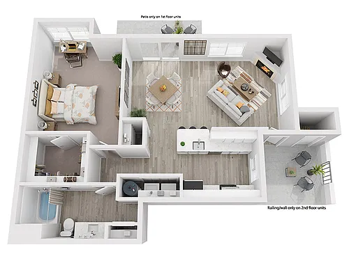 Floor plan 1 Bedroom
