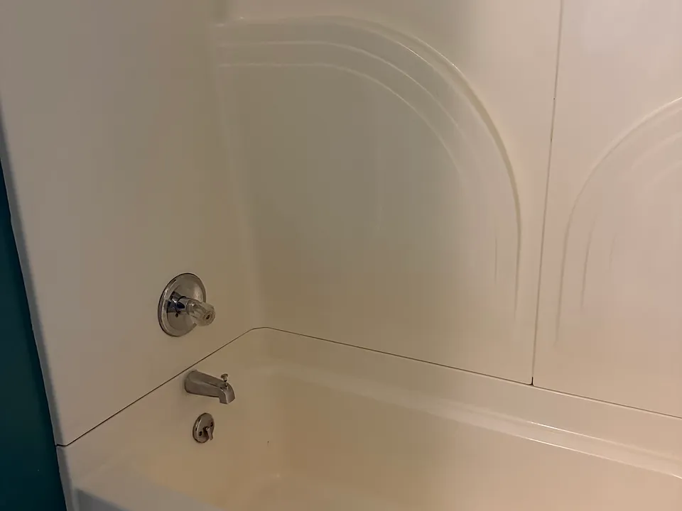 Full shower and bathtub
